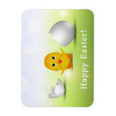Cute Little Happy Easter Baby Chick Magneet (Verticaal)