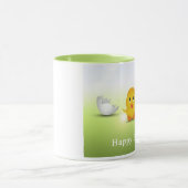 Cute Little Happy Easter Baby Chick Mok (Midden)