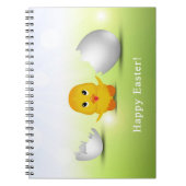Cute Little Happy Easter Baby Chick Notitieboek (Voorkant)