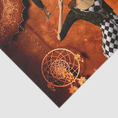 Cute little harlequin tissuepapier (Detail)