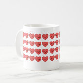 Cute little hearts mug koffiemok (Voorkant links)