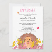 Cute Little Hedegel Baby shower Kaart (Voorkant)