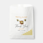 Cute Little Honeybee With Sweet Honey Baby Shower Bedankzakje (Voorkant)