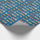 Cute Little Houses Cadeaupapier (Hoek)