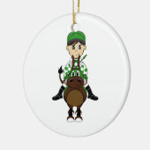 Cute Little Jockey Ornament (Links)