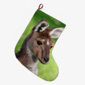 Cute Little Kangaroo-kerststop Grote Kerstsok (Voorkant (Hangend))