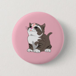 Cute Little Kitten Ronde Button 5,7 Cm
