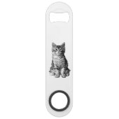 Cute Little Kitten Speed Flessenopener (Achterkant)