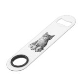 Cute Little Kitten Speed Flessenopener (Achterkant Gekanteld)