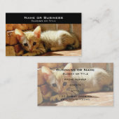 Cute Little Kitten Visitekaartje (Voorkant / Achterkant)