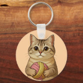Cute little Kitty Cat Sleutelhanger (Achterkant)