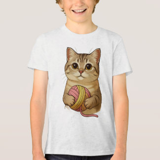 Cute little Kitty Cat Tri-Blend Shirt