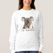 Cute Little Koala Beer Animal Koalified Fun Quote Trui (Voorkant)