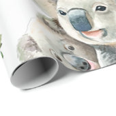 Cute Little Koala Beer Australian Animal Art Ce Cadeaupapier (Rol Hoek)