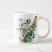 Cute Little Koala Beer Australian Animal Art Grote Koffiekop (Rechts)