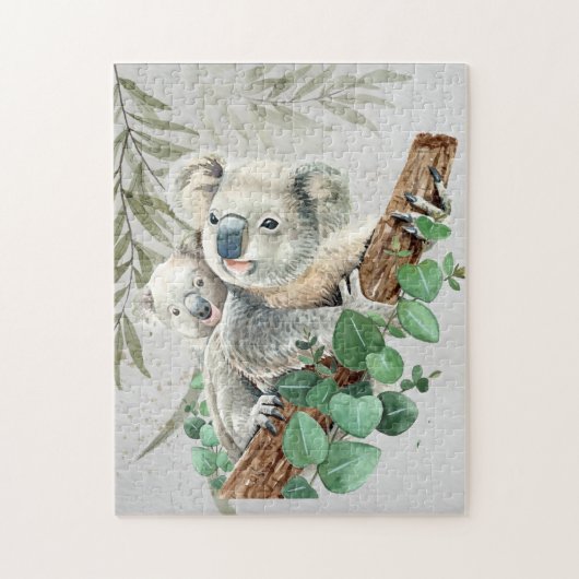 Cute Little Koala Beer Australian Animal Art Legpuzzel (Verticaal)