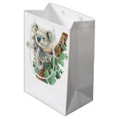 Cute Little Koala Beer Australian Animal Art Medium Cadeauzakje (Achterkant Gekanteld)