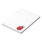 Cute Little Ladybug Notitieblok (Linkerzijde)