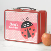 Cute Little Ladybug Polka Dots Girls Personalized (In situ)