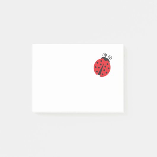 Cute Little Ladybug Post-it® Notes (Voorkant)