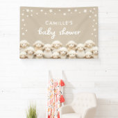 Cute Little Lamb Baby Shower Spandoek (Insitu)