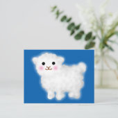 Cute Little Lamb Briefkaart (Staand voorkant)