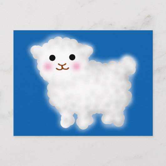 Cute Little Lamb Briefkaart (Voorkant)