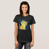 Cute Little Leopard Kids   Cute But Fierce Cat T-shirt (Voorkant volledig)