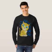 Cute Little Leopard Kids   Cute But Fierce Cat T-shirt (Voorkant volledig)