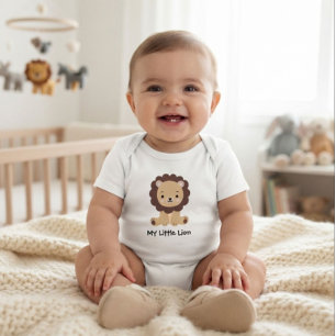 Cute Little Lion Baby Bodysuit Baby Jongen
