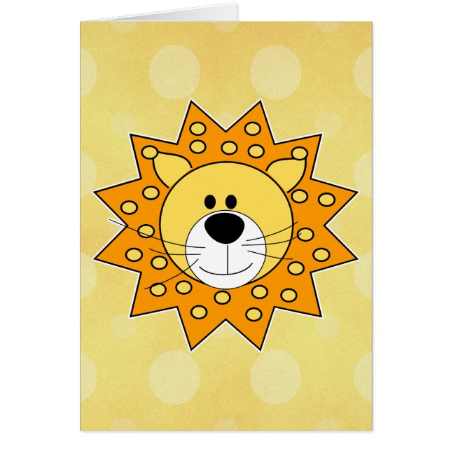 Cute Little Lion Face (Voorkant)