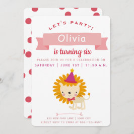 Cute Little Lion | Kinderen van Birthday Kaart