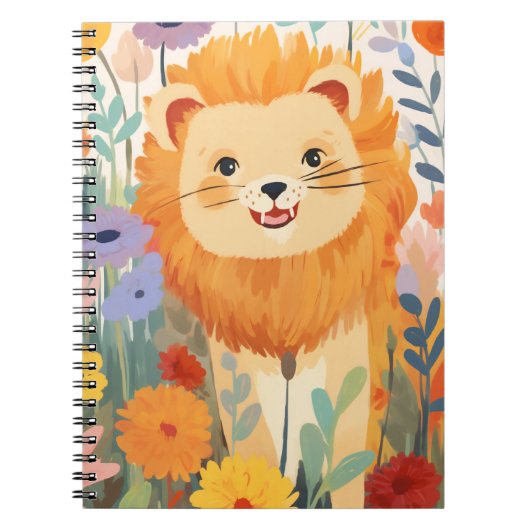 Cute Little Lion Notitieboek (Voorkant)
