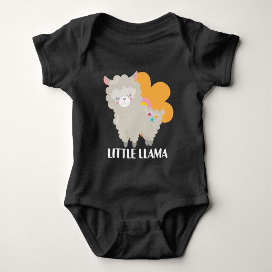 Cute little llama baby unisex bodysuit (Voorkant)