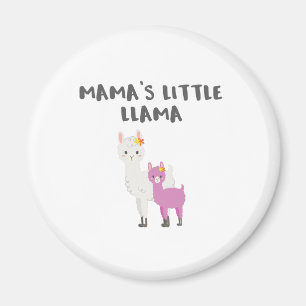 Cute Little Llama Gift Mamas Little Llama Gift Magneet