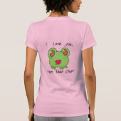 Cute little love kikker T-shirt (Achterkant)