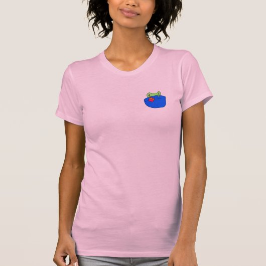 Cute little love kikker T-shirt (Voorkant)