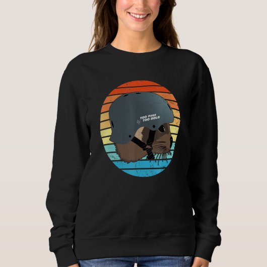 Cute Little Marten  Sunset Trui (Voorkant)
