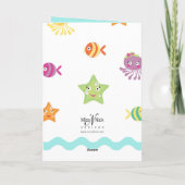 Cute Little Mermaid Kaart (Achterkant)