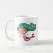 Cute Little Mermaid Koffiemok (Links)
