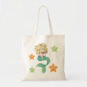 Cute Little Mermaid Tote Bag (Voorkant)