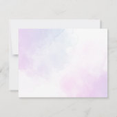 Cute Little Mermaid Watercolor Kinder Briefpapier Notitiekaartje (Achterkant)