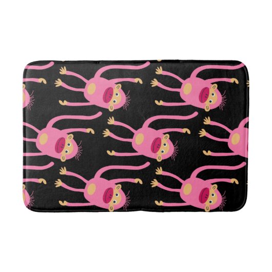 Cute Little Monkey Badmat (Voorkant)