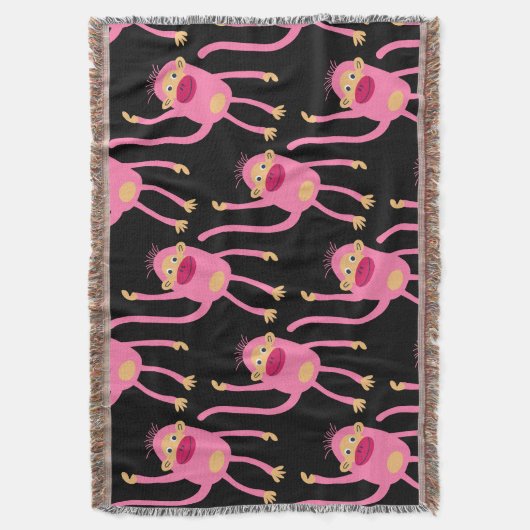 Cute Little Monkey Deken (Voorkant Verticaal)