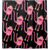 Cute Little Monkey Douchegordijn (Voorkant)