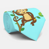 Cute Little Monkey Stropdas (Opgerold)