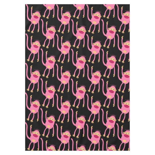 Cute Little Monkey Tafelkleed (Voorkant)