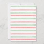 Cute Little Monster Kids Birthday Invitation Kaart (Achterkant)