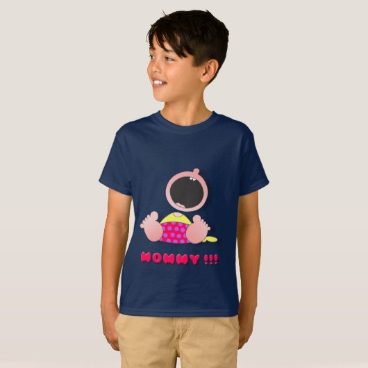 Cute Little Monster T-shirt (Voorkant volledig)
