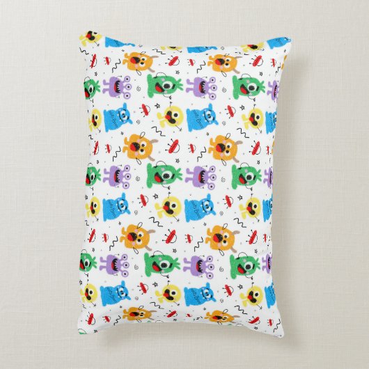 Cute Little Monsters Accent Kussen (Achterkant (Verticaal))